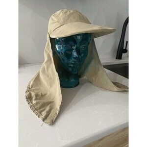 Vintage The Ultimate Hat Outdoor S/M Beige Hat - Shade Hat 3 Ply Supplex